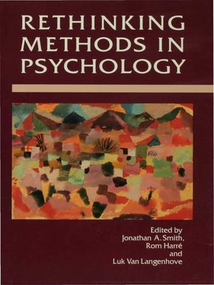 cover image of Rethinking Methods in Psychology
